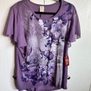 Faded Glory Blouse Women's Size XL NWT